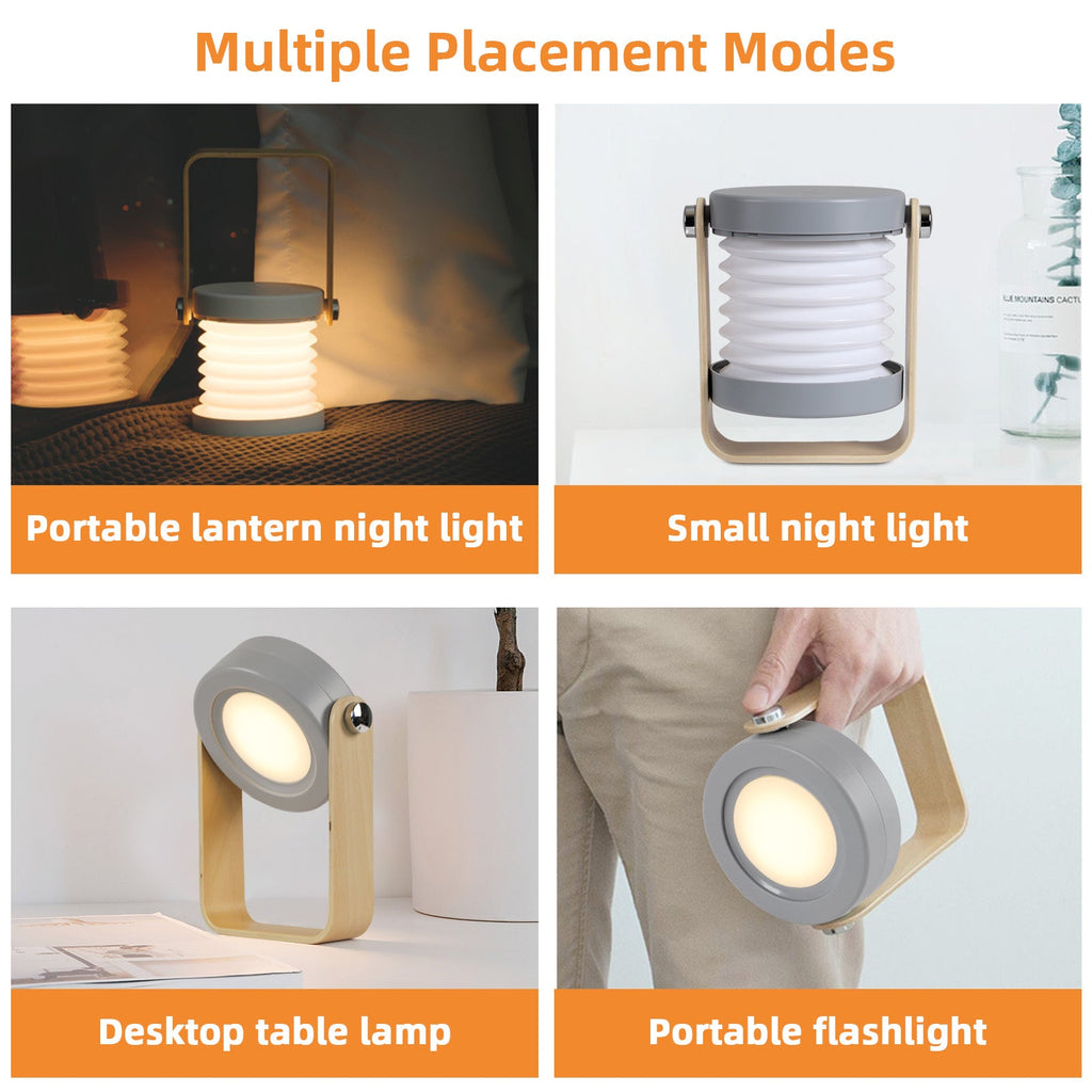 Transformable LED Camping Lantern & Touch Night Light